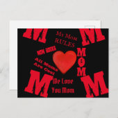 ママ ポストカード (正面/裏面)