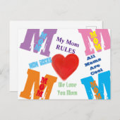 ママ ポストカード (正面/裏面)