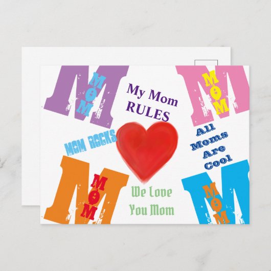 ママ ポストカード (正面/裏面)
