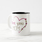 ママ・マグが大好き ツートーンマグカップ (正面左)