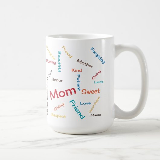 ママ・マグの言葉 コーヒーマグカップ (右)