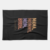 ママ。ママ。母さん。ブー キッチンタオル (横)