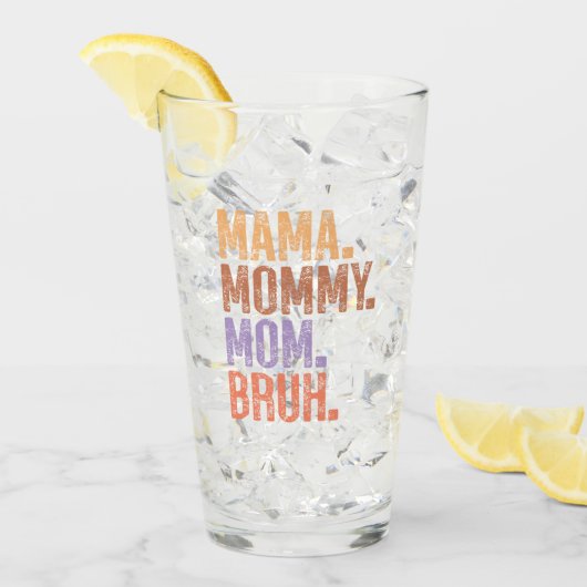 ママ。ママ。母さん。ブー タンブラーグラス (アイス正面)