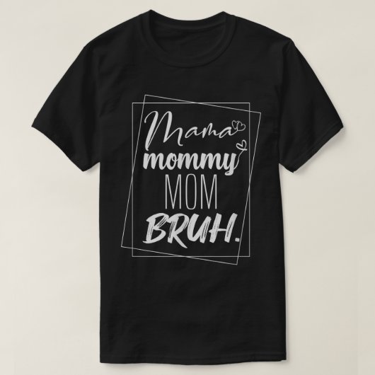 ママ マミー お母さん ブル ファニー 皮肉な名言 母の日 Tシャツ (デザイン正面)