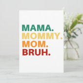 ママ マミー マム ブラァ 招待状 (スタンド正面)