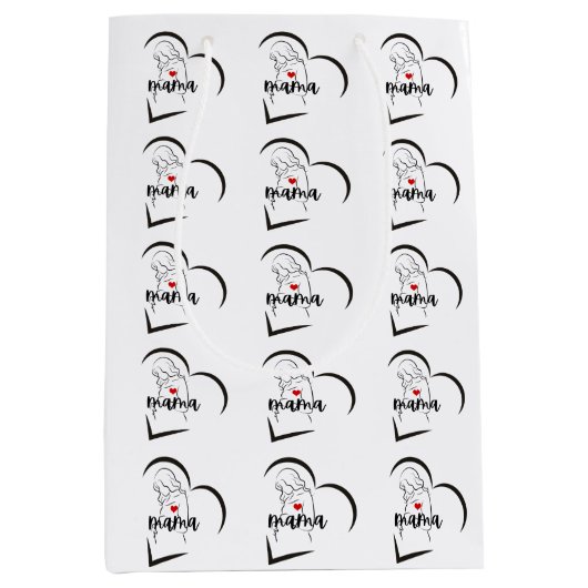 ママ ミディアムペーパーバッグ (正面)