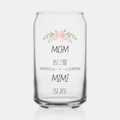 ママ&ミミカスタムフローラファミリー設立年 ガラス缶 (正面)