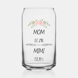 ママ&ミミカスタムフローラファミリー設立年 ガラス缶