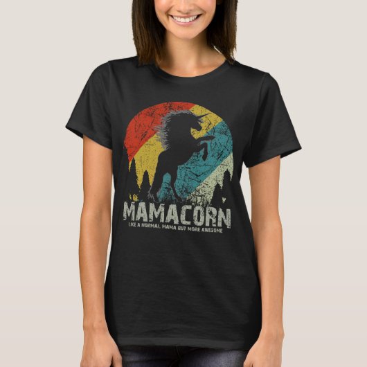 ママ・ユニコーン Tシャツ (正面)