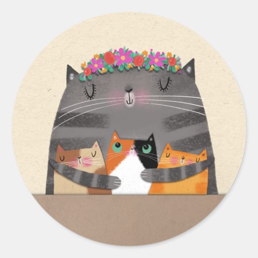 ママ ラウンドシール (正面)