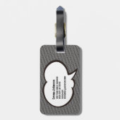 ママ！ラゲッジタグ.漫画バージョン旅行ラベル ラゲッジタグ (裏面縦)