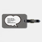 ママ！ラゲッジタグ.漫画バージョン旅行ラベル ラゲッジタグ (裏面横)