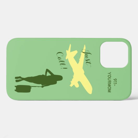 ママ・ラブ Case-Mate iPhoneケース (裏面 (横))