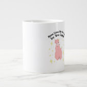 ママ・ラマにはドラマの時間がない ジャンボコーヒーマグカップ (正面)