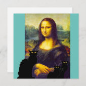 ママ・リサと黒猫たち 招待状 (正面/裏面)