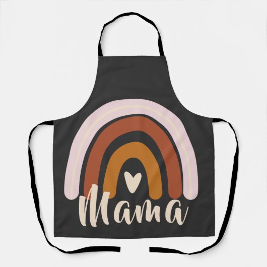 ママ – レインボーママ エプロン (正面)