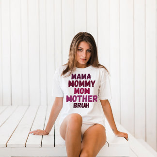 ママ レトロ Tシャツ - ママライフ お母さん シャツ