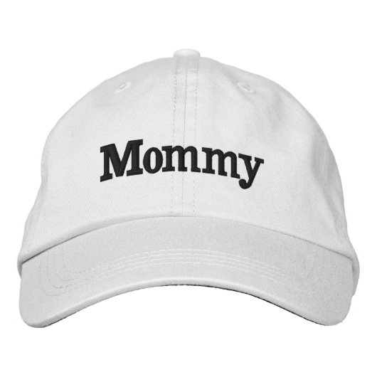 ママ 刺繍入りキャップ (正面)