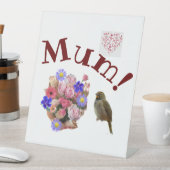 ママ! 台座サイン (インサイチュ)