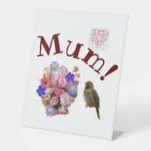 ママ！ 台座サイン (正面)