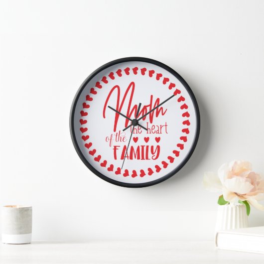 ママ 壁時計 (ホーム)