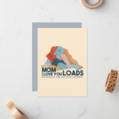 ママ、大好きよ! ノートカード (正面/裏面インサイチュ)