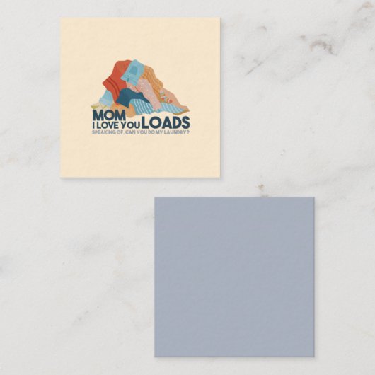 ママ、大好きよ！ ノートカード (正面/裏面)