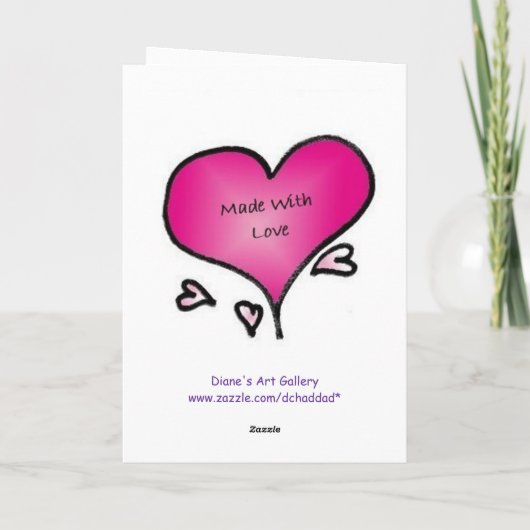 ママ、大好き – カード (裏面)