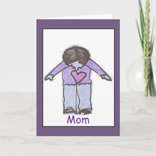 ママ、大好き – カード (正面)