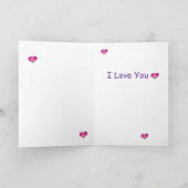 ママ、大好き – カード (内部)