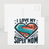 ママ、大好き シーズンポストカード (正面/裏面)