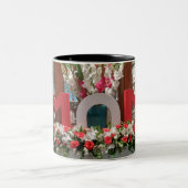 「ママ、大好き」 – 心からフローラへの献上品 ツートーンマグカップ (中央)