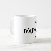 ママ、奥さん、お母さん、友達、母の日、母へのギフト コーヒーマグカップ (正面左)