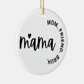 ママ、妻 お母さん 友達、母の日、 お母さんへのプレゼント セラミックオーナメント (右)