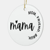 ママ、妻 お母さん 友達、母の日、 お母さんへのプレゼント セラミックオーナメント (左)