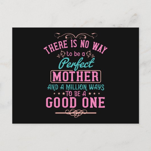 ママ - 完璧な母親になる方法なんてないんだよ ポストカード (正面)