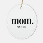 ママ 年設立 セラミックオーナメント (左)