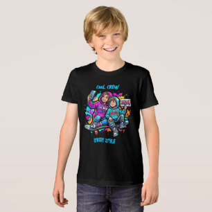 ママ&息子 グラフィティ ストリート: トリーブレンドTシャツ トライブレンドTシャツ