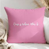 ママ　愛してるよ　ピンクのチェックの写真　母の日 クッション