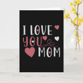 ママ-愛してるママ カード (黄色い花)