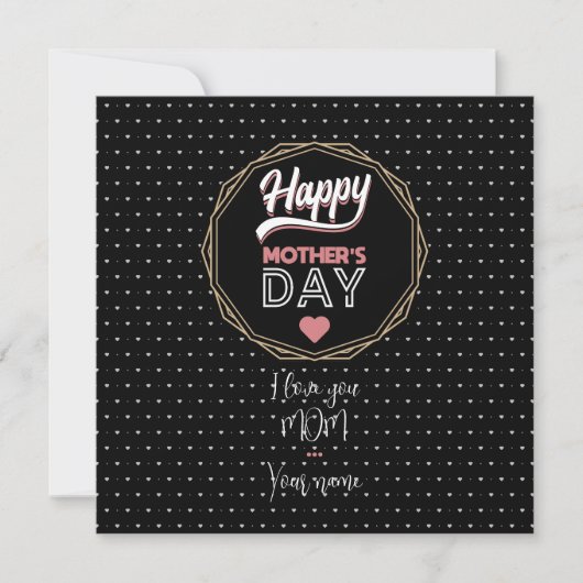 ママ、愛してる カード (正面)