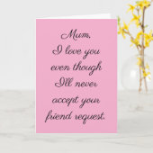 ママ、愛してる カード (黄色い花)