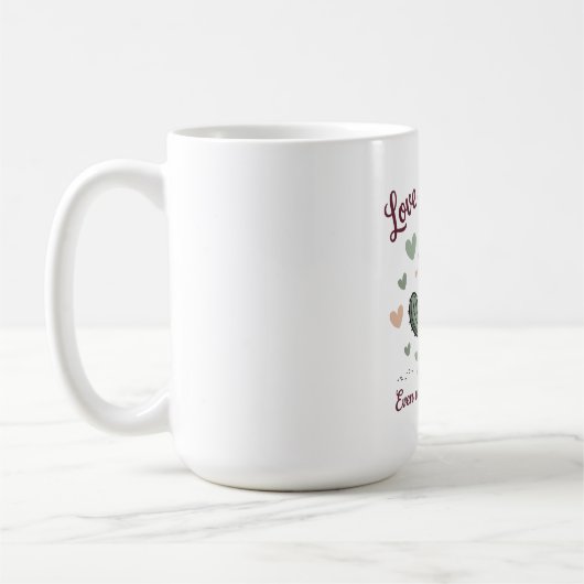ママ、愛してる コーヒーマグカップ (左)