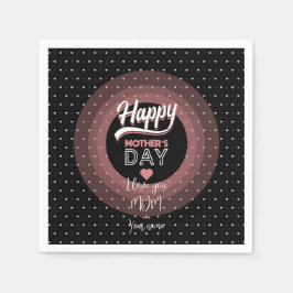 ママ、愛してる スタンダードカクテルナプキン