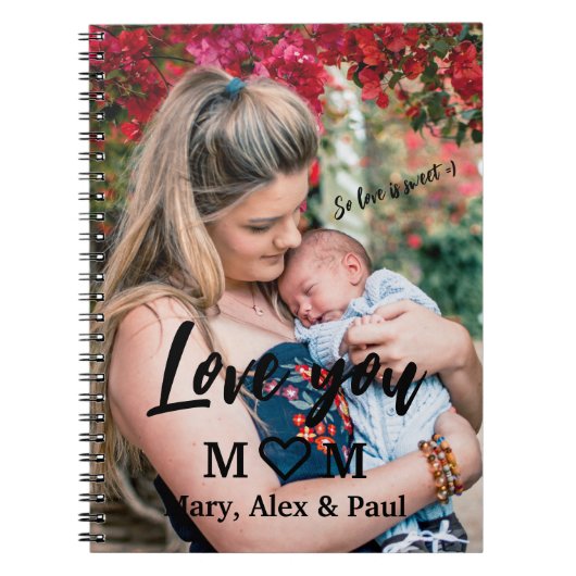 ママ、愛してる ノートブック (正面)