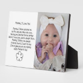 ママ、愛してる フォトプラーク (側面)