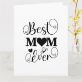 ママ　愛してる フォト コラージュ 母の日 カード (黄色い花)