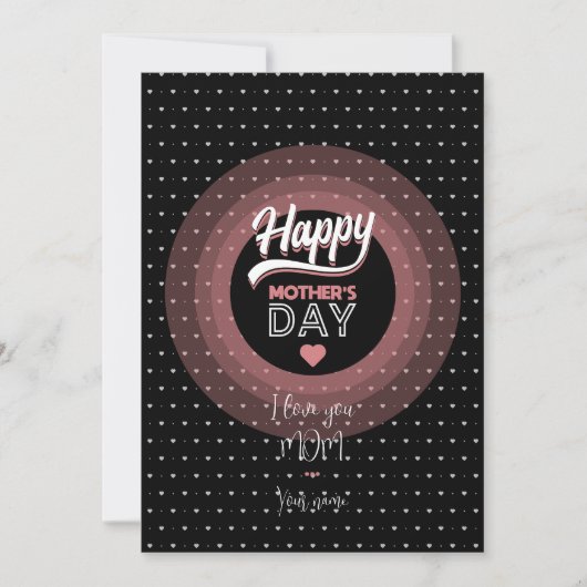 ママ、愛してる 招待状 (正面)