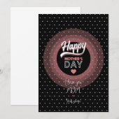 ママ、愛してる 招待状 (正面/裏面)