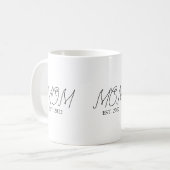 ママ 新しいママへのギフト コーヒーマグ コーヒーマグカップ (正面左)
